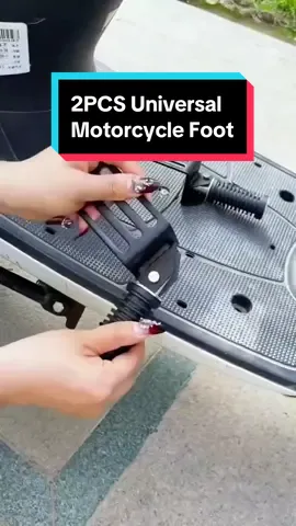 2PCS Universal Motorcycle Foot#Paa#Natitiklopnamgafootrest#Mgapedal#MgaFootrest#Mataasnapagganapngutility