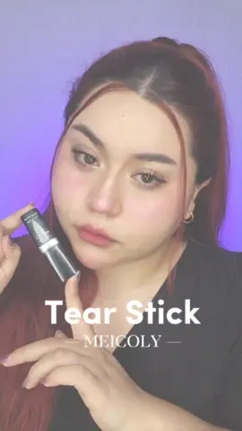 💧 ⌇ 𝐌𝐄𝐈𝐂𝐎𝐋𝐘 | Tear Stick ⌇˚﹆ ๑ 𝐹𝑜𝑙𝑙𝑜𝑤 @little.nad002 𝑓𝑜𝑟 𝑚𝑜𝑟𝑒 🌿 — PRODUCTO @meicoly_official  • Tear Stik #makeup #maquillaje #beauty #teatro #theater 