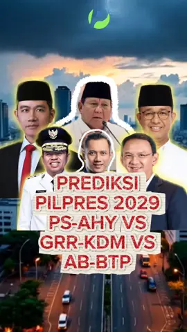 PREDIKSI PILPRES 2029: PS–AHY VS GRR–KDM VS AB–BTP Peta politik Indonesia terus bergerak. Pasangan Prabowo Subianto–Agus Harimurti Yudhoyono, Gibran Rakabuming Raka–Dedi Mulyadi, dan Anies Baswedan–Basuki Tjahaja Purnama diprediksi jadi poros besar pertarungan Pilpres 2029. Siapa yang paling berpeluang? Apa faktor penentu kemenangan? 📺 Simak analisisnya hanya di Perdana Politik  #aniesbaswedan #prabowo #gibran #kdm #ahy 
