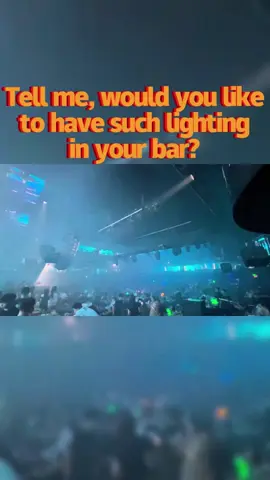 Tell me,would you like to have such lighting in your bar?#lightshow #beamlamp #bar #factory 