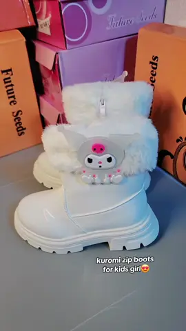 kuromi zip boots for kids girl size 22-36 3 colors#kuromiboots #kuromiboots #fashionableboots #foryou #fyi 