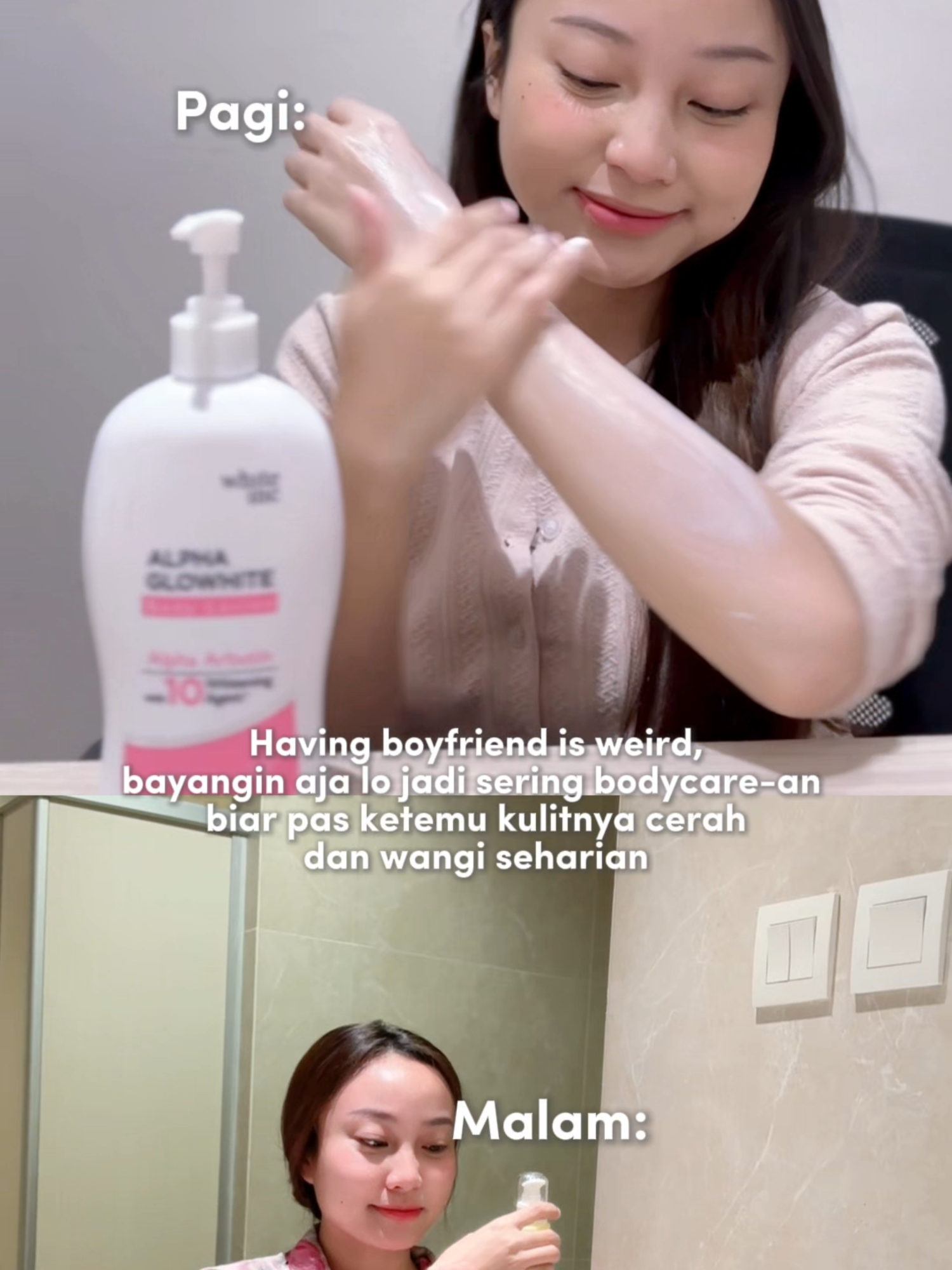 Body care chaotic tapi teratur 😌💖 #Whiteinc #Bodycare #Bodyserum #Bodycare #Bodylotion