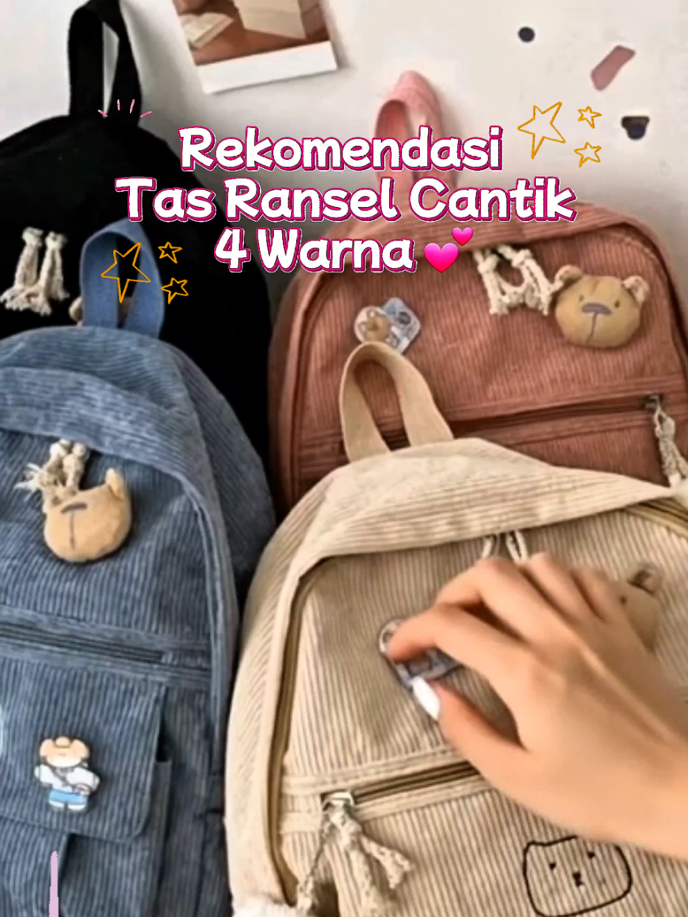 Rekomendasi tas ransel / backpack cantik dan keren banget 💕😍#tasransel #tasranselcantik #backpack #tasranselwanita #fyp 