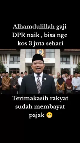 hanya parodi AI veo3 #DPR #dprgajinaik #dprgaji3jutaperhari #demo #demopati