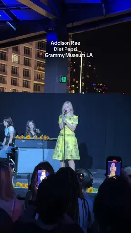 Addison Rae performs Diet Pepsi at an intimate performance @GRAMMY Museum @Addison #addisonrae #grammys #grammymuseum #fyp 