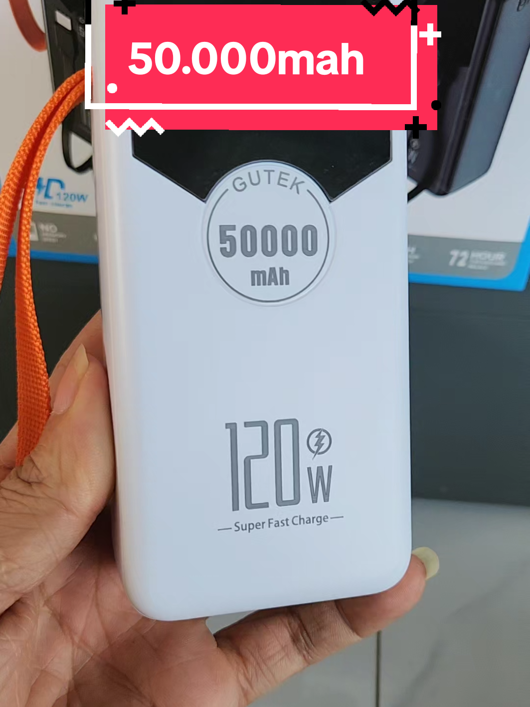 Sạc dự phòng Gutek 50.000mah . sạc nhanh ,sử dụng 5 - 7 lần cho điện thoại #winht_shop #sacduphong50000mah #antamvuisam #samdealtuutruong #sacduphong @Win_HT 