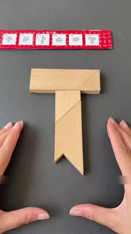 Đồ chơi trí tuệ bộ xếp hình câu đố chữ T #dochoitritue #dochoithongminh #xuhuong #fyp 