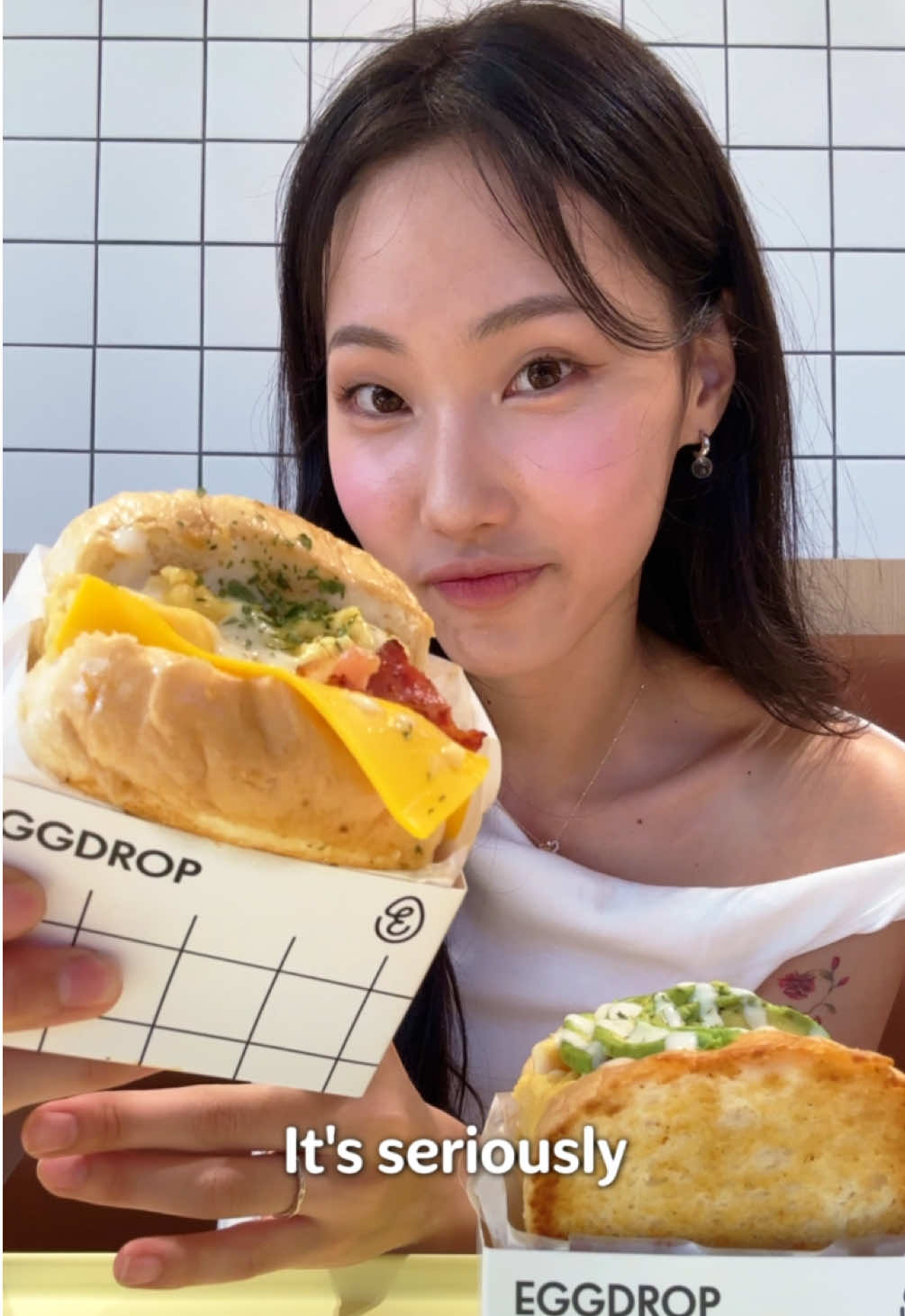 Da best K-sandwich is now in BGC! 😋 Nothing beats the OG Eggdrop from Korea.  📍EGGDROP, BGC Pair it with their wide selection of Korean café drinks for the ultimate combo. 🧋