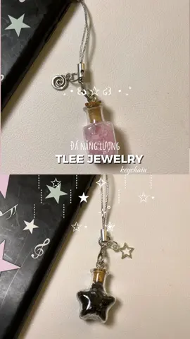 keychain bằng đá phong thuỷ, năng lượng may mắn 24/7 lunn#xuhuong #fypシ #keychain #tleejewelry #daphongthuy 