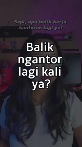 Bisa kerja remote di era sekarang itu privilege🚀
