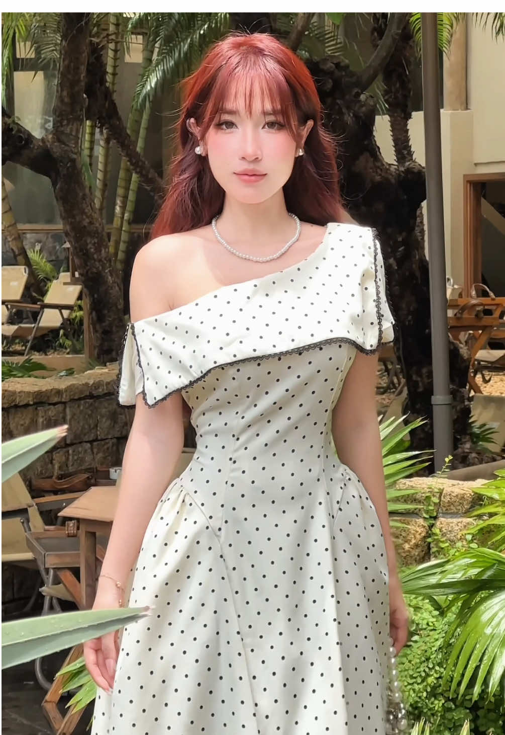 Một em đầm bi trendy nữ tính 🥰🥰  #hongle #damchambi #OOTD #zenshopfashion #damxinhmoingay 