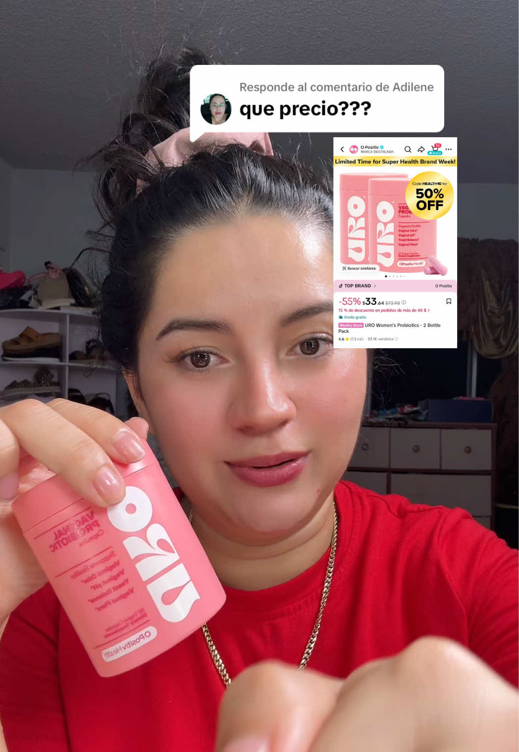 Respuesta a @Adilene córranle 🏃🏻‍♀️‍➡️ que la oferta es por tiempo limitado, y aparte pueden reclamar un cupón de 10% de descuento #uroprobiotic #probiotics #women #parati #fypシ 