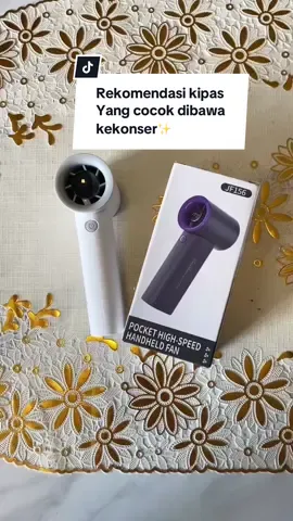 Ini dia kipas yang cocok dibawa kekonser#kipasanginportable #promoseruweekend #aitutemanmu #kipasmurah #gajiansale 
