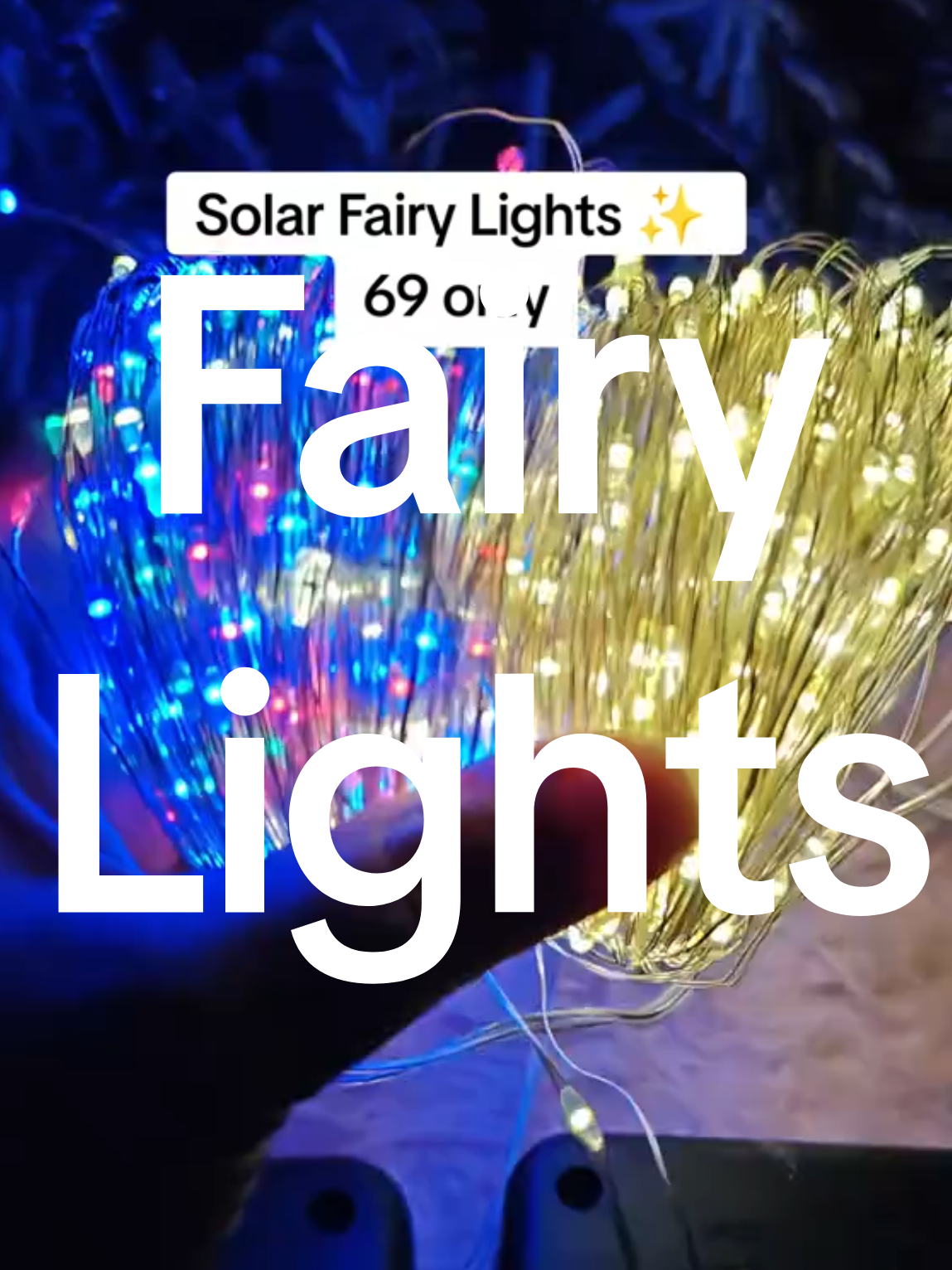Solar String Fairy Lights ✨  ang mura pa ng pasale kaya gow check out na!!  #solarchristmaslights #fairylights #stringfairylights 