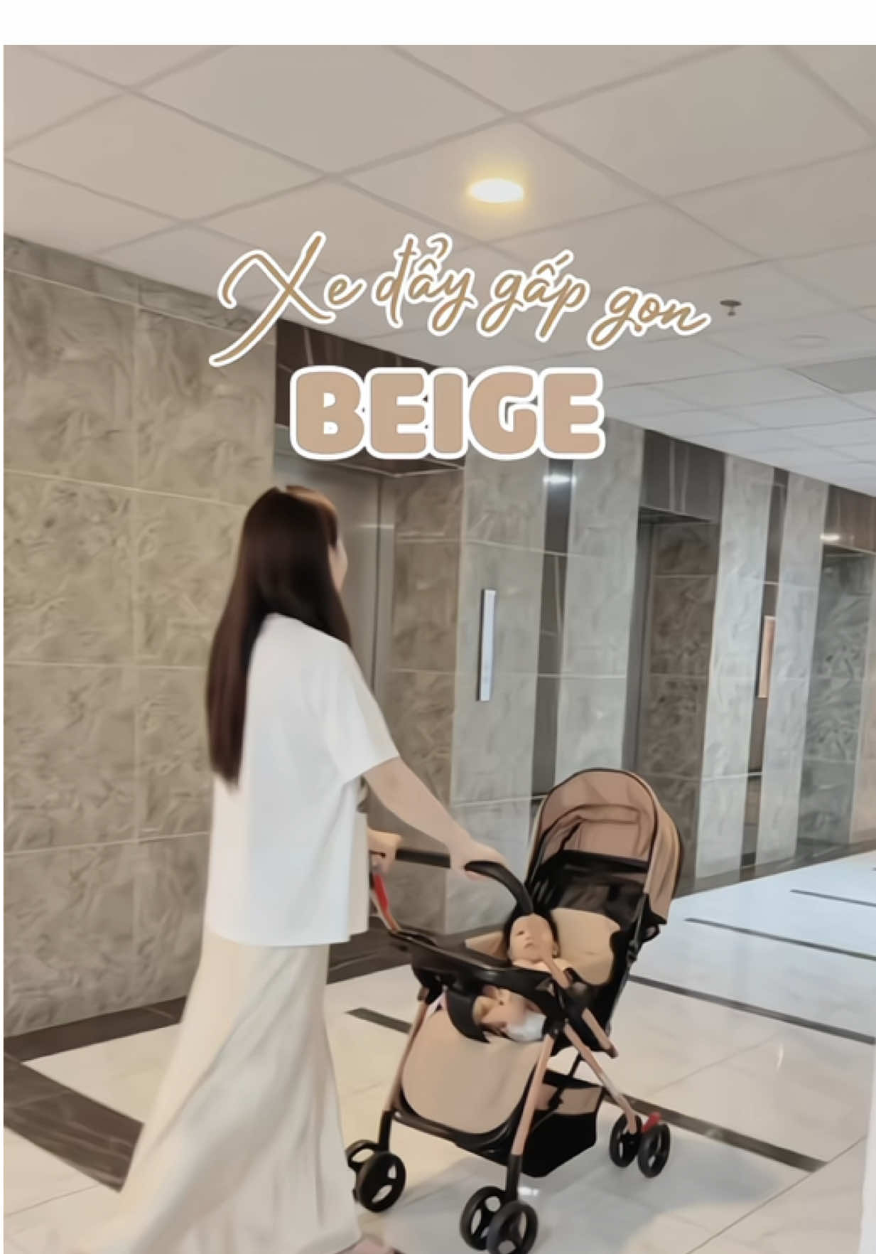 Tìm xe đẩy giá bình dân mà đủ tiện ích thì phải thử ngay em Beige nè nha các mom ơi 💸🥰 #xedaygapgon #xedaychobe #beige #viral #xeday2chieu 