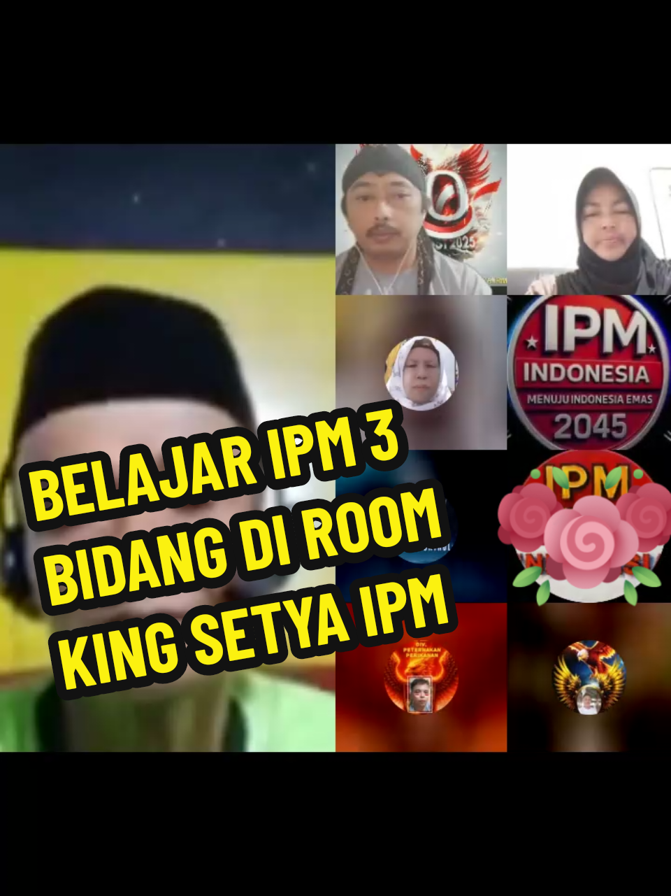 BELAJAR IPM 3 BIDANG DIROOM KING SETYQBIPM #belajar #ipm #kingsetyaipm #tiktoklive #livehighlights 
