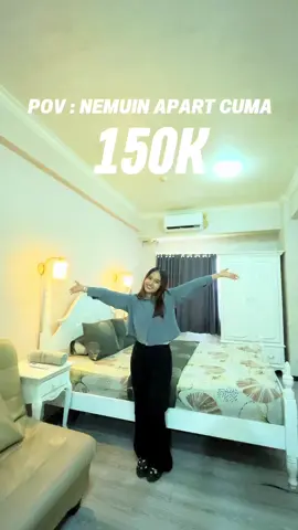 mantap banget dapat kamar eksekutif ini, cuma 150k an aja😍😍 yukk kapan lagi, bisa staycation murah di Kota Malang!! Ingattt!! bookingnya hanya di Zoey Management yaa 📲 0813 5779 8880 #apartemenmalang #penginapanmalang #malang24jam #fyp #apartemensuhat 