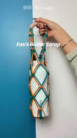Everyone fav's Bottle Strap ❤️ #bottlestrap #strapmacrame #tumbler #straptumbler #tumblersoftiktok 