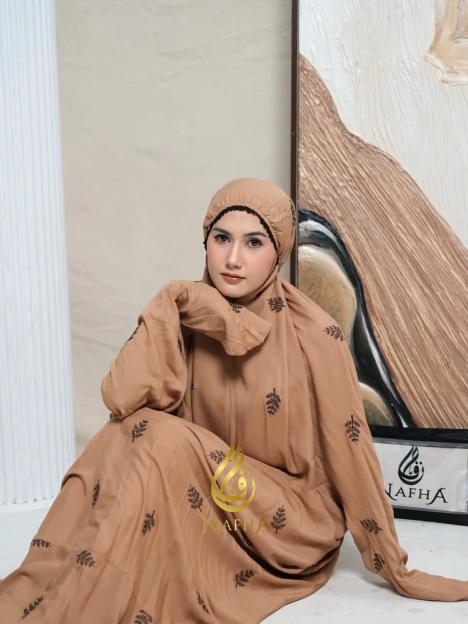 Mukena Terusan Dewasa Bordir Tropical Series by Nafha786 #mukentraveling #mukenanafha #mukenasantri #mukenalajuran #mukenaterusan 