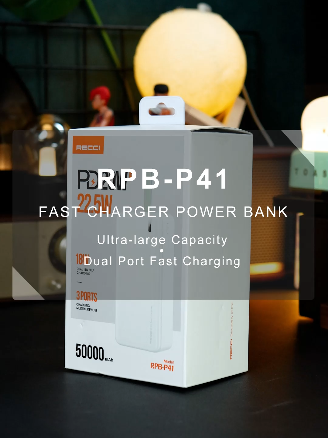 🔋✨ RECCI Xinrui 50000mAh Power Bank – အားသွင်းစွမ်းအင်ကြီးမားတဲ့ ခရီးသွားသူတွေအတွက် Must-Have! မိမိဖုန်း📱 Tablet 💻 သို့မဟုတ် Gadget လေးတွေကို တစ်နေကုန် အားလုံး Powerbank တစ်လုံးဖြင့် သုံးချင်သူတွေအတွက် အကောင်းဆုံးရွေးချယ်မှု 💯 ✨ RECCI RPB-P41 – 50000mAh Mega Power Bank ✨ 🔋 50,000mAh Ultra Capacity – မနက်မှ အချိန်ကုန်ထိ အားအကုန်မကုန်စေဘဲ မိမိ Device အားလုံးကို ချက်ချင်း အားသွင်းနိုင်မယ်။ ⚡ PD20W + 22.5W Fast Charging Support – အမြန်ဆုံးအားသွင်းနိုင်ပြီး အချိန်တိုတိုနဲ့ 100% ပြည့်သွားစေမယ်။ 🔌 3 Ports Output (Type-C (PD 20W) + Dual USB-A1, A2 (22.5W)) – ဖုန်း ၃ လုံး တစ်ပြိုင်နက် အားသွင်းနိုင်မယ်။ 💎 Strong Material (PC+ABS) – ခိုင်ခံ့ တိကျပြီး သယ်ယူရ လွယ်ကူ။ 🔧 Technical Specs ✅ Model – RPB-P41 ✅ Battery Capacity – 50000mAh ✅ 22.5W PD Fast Charging – အမြန်အားသွင်း နည်းပညာ ✅ 3 Output Ports – Type-C (PD20W) + USB-A1/A2 (22.5W) ✅ Dual Input – Micro & Type-C ✅ Strong Build – PC+ABS Material (ခိုင်ခံ့၊ ပူမတတ်) ✅ Elegant Design – White Color, Sleek & Modern 📏 အရွယ်အစား – 67.9×220×65mm ⚖ အလေးချိန် – 856g ±5g 📱 မိမိရဲ့ Phone, Tablet, Earbuds တို့ကို တစ်ပြိုင်တည်း အမြန်အားသွင်းဖို့ RECCI RPB-P41 Power Bank ကို ယခုပဲ မှာယူလိုက်ပါ! 💥 အိမ်ရောက်ငွေချေလိုချင်တဲ့ RECCI ချစ်သူတွေအတွက်လဲ COD ရယူနိုင်ပါပြီ 😚 RPB-P41 (50000mAh) ‌ေဈးနှုန်း - 122500  ks Product of Hong Kong “တစ်နှစ်အာမခံ ပါဝင်သည်။” Join Our Viber Channel : https://invite.viber.com/... 📍Showroom Address : MB1-A17 / A18, 1st Floor, Yuzana Plaza, Banyardala Road,  Mingala Taungnyunt Tsp, Yangon. 📞Phone : 09-267-007-500, 09-775-2000-75 #RECCII #PowerBank #FastCharging #50000mAh #TechAccessories #MyanmarShop #GadgetLover #cod #retail #accessoires #mobileaccessories #Gadgets #fypppppppppppppp #tiktoker #foryou #viewers
