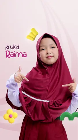 KRUKID RAIMA🥰💖 #Rabbani #GakPakeLama #fypシ゚ #kerudunganak 