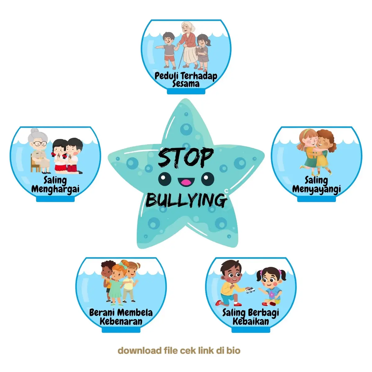 #hiasankelaskreatif #hiasankelastemalaut #hiasankelasstopbullying #posterstopbullying #hiasankelassd 