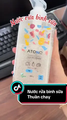 Một chai nước rửa bình sữa thuần chay.rửa bình rau củ an toàn cho bé#xh #thinhhanh #nuocruabinhsua #nuocruabinhatono2 #nuocruabinhthuanchayatono2 