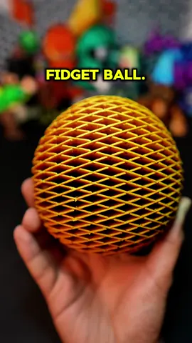 3D-Printed Transforming Fidget Ball. 📁File: Makerworld 🖨️Printer: @Creality official K2 Plus Max Combo Filament: @esun3dprinting PLA+ Gold #asmr #3dprinting #fidget #trasforming #ball 