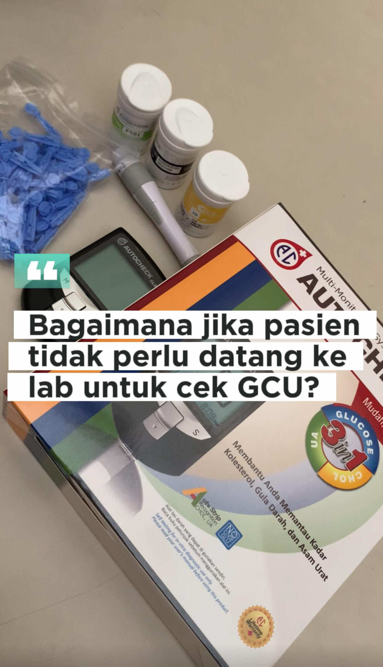 Tutorial penggunaan alat check GCU dari Autocheck!! #autocheck #autocheck3in1 #guladarah #asamurat #kolesterol 