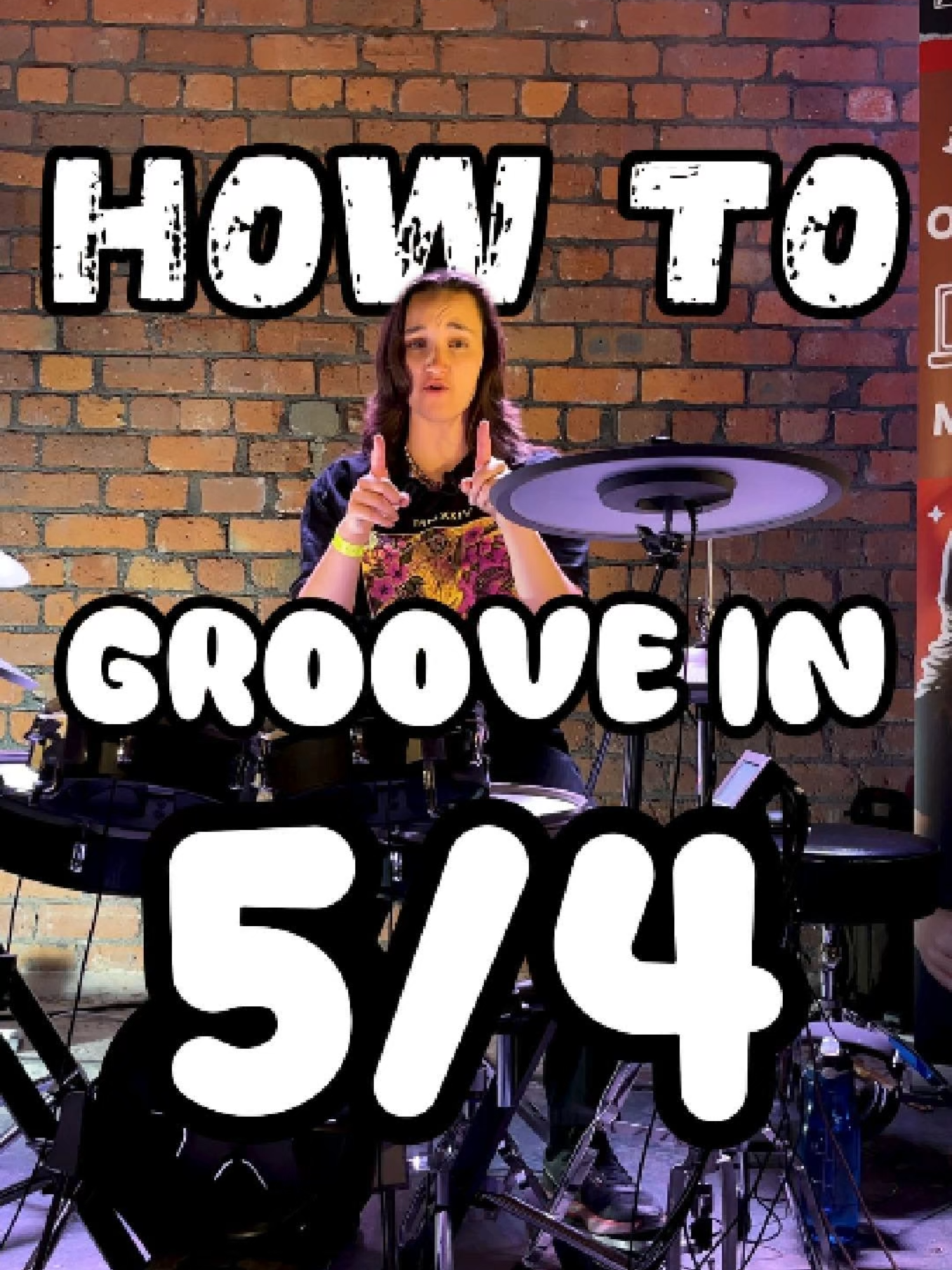 Ever wondered how to play a drum beat in 5/4? Well wonder no more! Let’s break it down… 🎵🥁#drumuniversity#drumvideo#drumvideos#drums#girldrummer