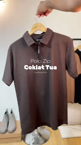 Plo zip nyaman banget buat ngampus👌👌 #OOTD #outfitideas #kaospolo #poloshirt 