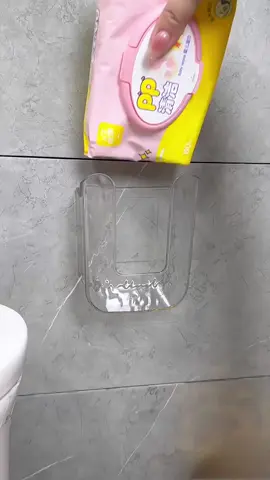 🚫 No More Messy Wet Wipes – Wall-Mounted Tissue Box Hack 🧻 Specially designed for wet toilet paper & kitchen wipes 🎯 Fits all sizes – square, rectangular, large packs ✨ Smooth pull-out – one sheet at a time, no waste 🛠️ No drilling needed – adhesive stick-on installation 🚿 Multi-use – great for both bathroom & kitchen organization #BathroomHack #WetWipesStorage #SmartHome #NoDrillInstall #OrganizationTips