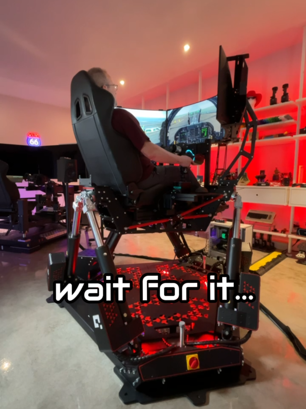 Flight sim heaven ✈️✈️✈️ #QubicSystem #immersivegaming #flightsimulator #qss35 #fyp 