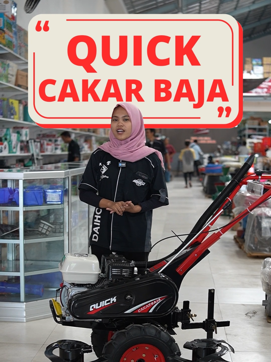 🚜🔥 QUICK CAKAR BAJA – Tangguh di Segala Medan! 🔥🚜 Untuk para petani yang mencari alat pengolah tanah handal, inilah jawabannya! 👉 QUICK CAKAR BAJA dengan Engine HONDA GX 200 bertenaga 6,5 HP, siap membantu pekerjaan lebih cepat dan efisien. 💡 Spesifikasi unggulan: ✅ Engine HONDA GX 200 (6,5 HP) ✅ Transmisi sabuk & gear ✅ 2 percepatan maju + 1 percepatan mundur ✅ Kelengkapan Blade B yang kuat dan awet Dengan kualitas terpercaya, QUICK CAKAR BAJA sangat cocok untuk segala jenis lahan pertanian Anda. 🌟 Belanja di toko Prima Jaya Diesel lebih untung, karena kami bukan hanya menjual kultivator saja, tapi juga menyediakan: 🛠️ Berbagai Diesel ⚙️ Alat Teknik Lengkap 🔧 Sperpat Asli & Terlengkap di Nganjuk 📍 Jangan ragu, segera datang ke toko Prima Jaya Diesel dan dapatkan produk terbaik untuk pertanian Anda! 🎯 Yuk langsung datang dan cek unitnya! 📞 Info lengkap? Langsung WA [0821-4066-3839] Atau [0822-6447-6920] 📌 Datang ke toko Prima Jaya Diesel  Jl. Anjuk Ladang No.04, Ngelan, Loceret, Kec. Loceret, Kabupaten Nganjuk, Jawa Timur 64471 #QUICKCAKARBAJA #HondaGX200 #AlatPertanian #nganjuk  #DieselNganjuk 