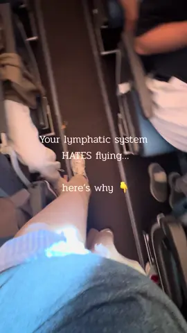 Ever noticed your ankles or fingers swell after a flight? ✈️ That’s your lymphatic system slowing down. Sitting still, cabin pressure, and dehydration make it harder for lymph to circulate and drain excess fluid. Why it matters The lymphatic system is like your body’s waste-removal highway. When it’s sluggish → toxins, excess fluid, and inflammation can build up. Frequent flyers, take note: chronic swelling can mean your lymph needs extra support. Solutions I apply every time I flight ✅ Drink plenty of water  ✅ Skip coffee and the salty snacks ✅ Walk the aisle  ✅ Do seated ankle pumps every hour ✅ Gentle calf massage or dry brushing post-flight ✅ Elevate legs once you land #SlowLifeWellness #TravelWellness #HealthyTravel #LymphaticDrainage #TravelHacks