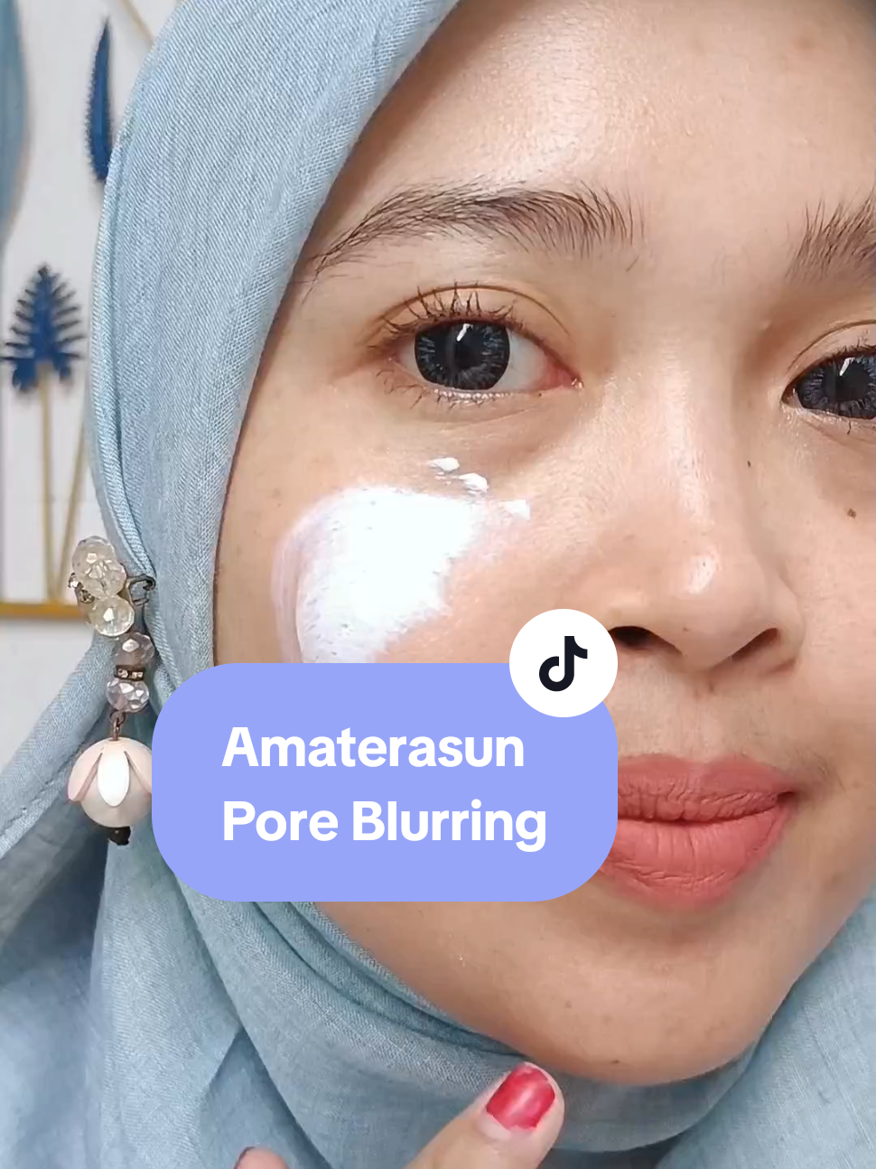 cuma pake sunscreen, bisa secakep ini samarkan pori-pori 😍💙 @Amaterasun  #SPFspecialist #RealSPF #sunscreenviral #sunscreenlokal #amaterasun 