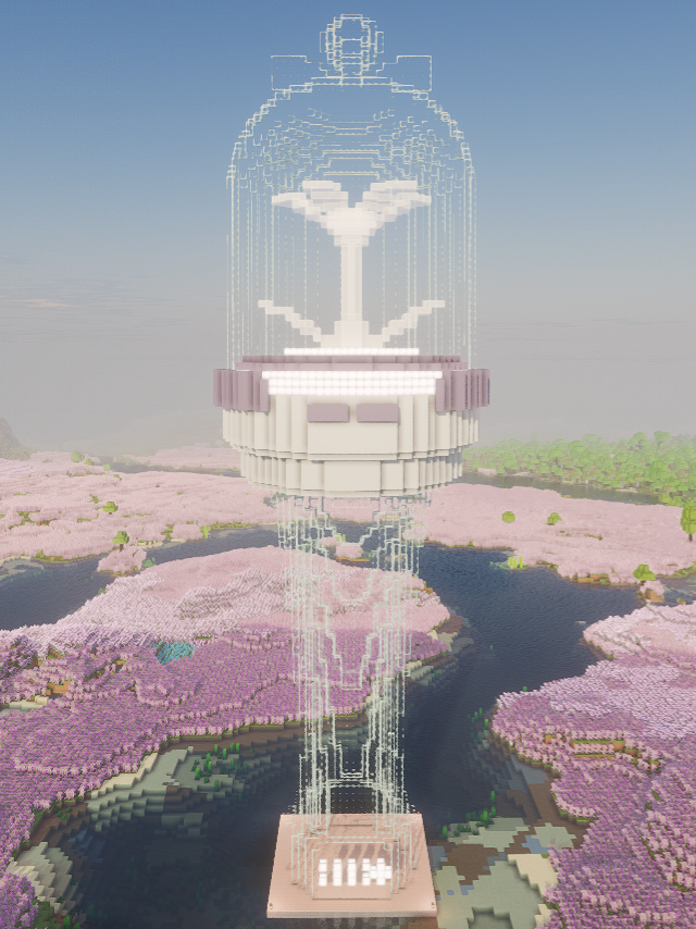 ILLIT ペンライトをマイクラで再現！！ #ILLIT #gllit #Minecraft