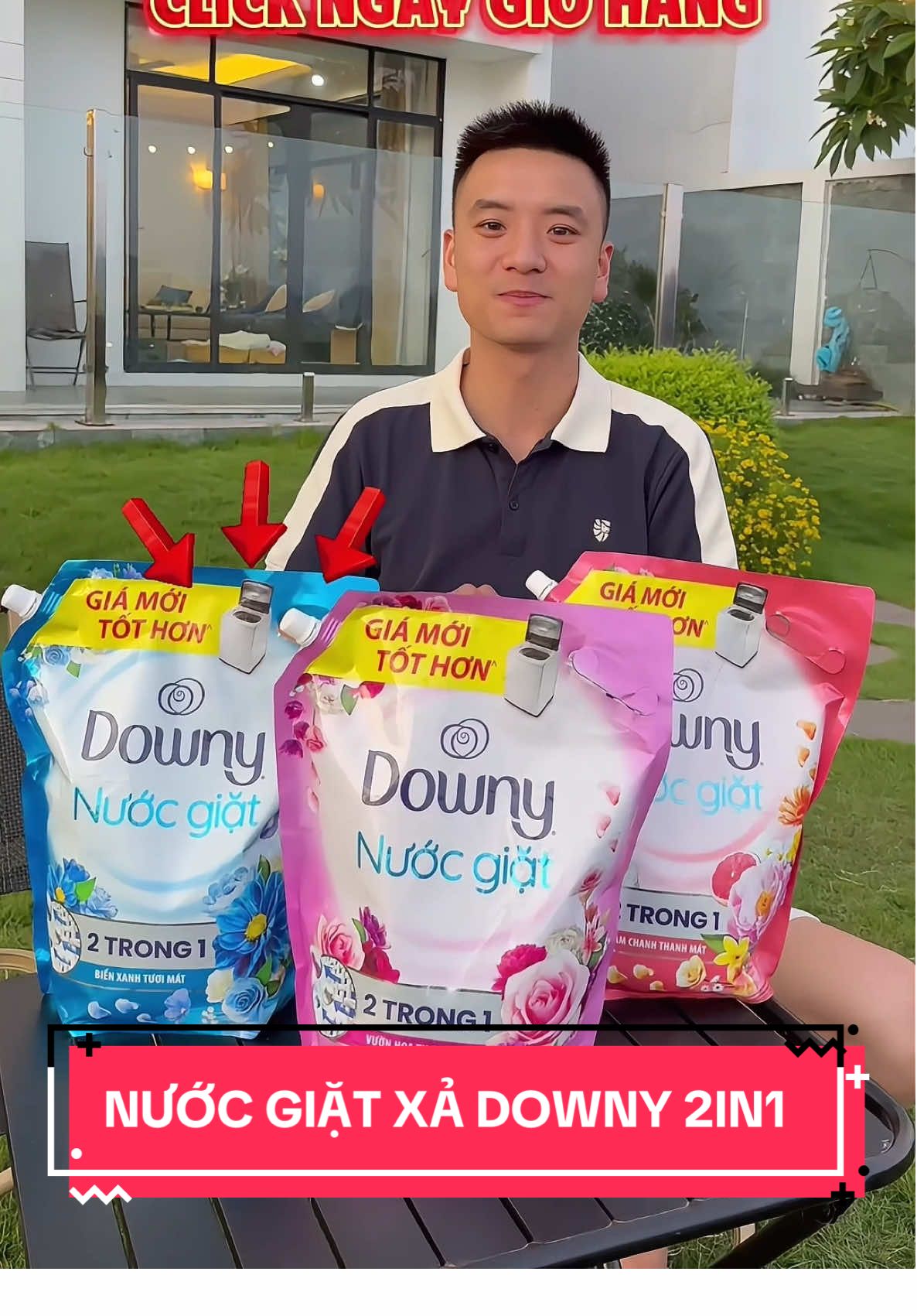 Nước giặt xả Downy 2in1 giặt vừa sạch lại vừa thơm, hôm nay deal hời bấm săn luôn các bác ơi