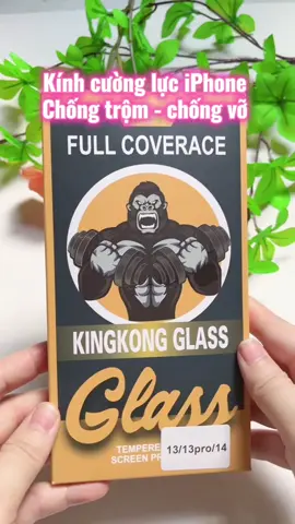 Kính cường lực chống nhìn trộm có khung tự dán cho iPhone #hoatruongrivew #kinhcuongluc #kinhcuongluciphone #kinhcuongluctudan #kinhcuongluckingkong 