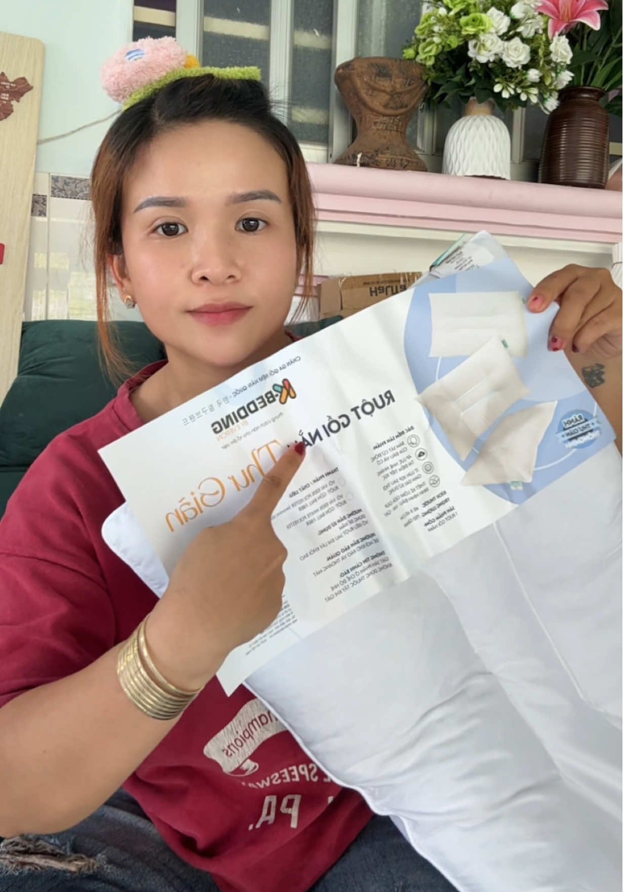 Ruột gối thư giãn KBedding, chống mỏi cổ vai gáy hiệu quả #giadungzyhome #xuhuong #ruotgoithugian #kbeddingbyeveron 