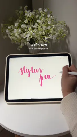 stylus pen with palm rejection and no delay!!✨ #affordablestyluspen #styluspen #penforipad #ipadpencil #styluspenforipad 