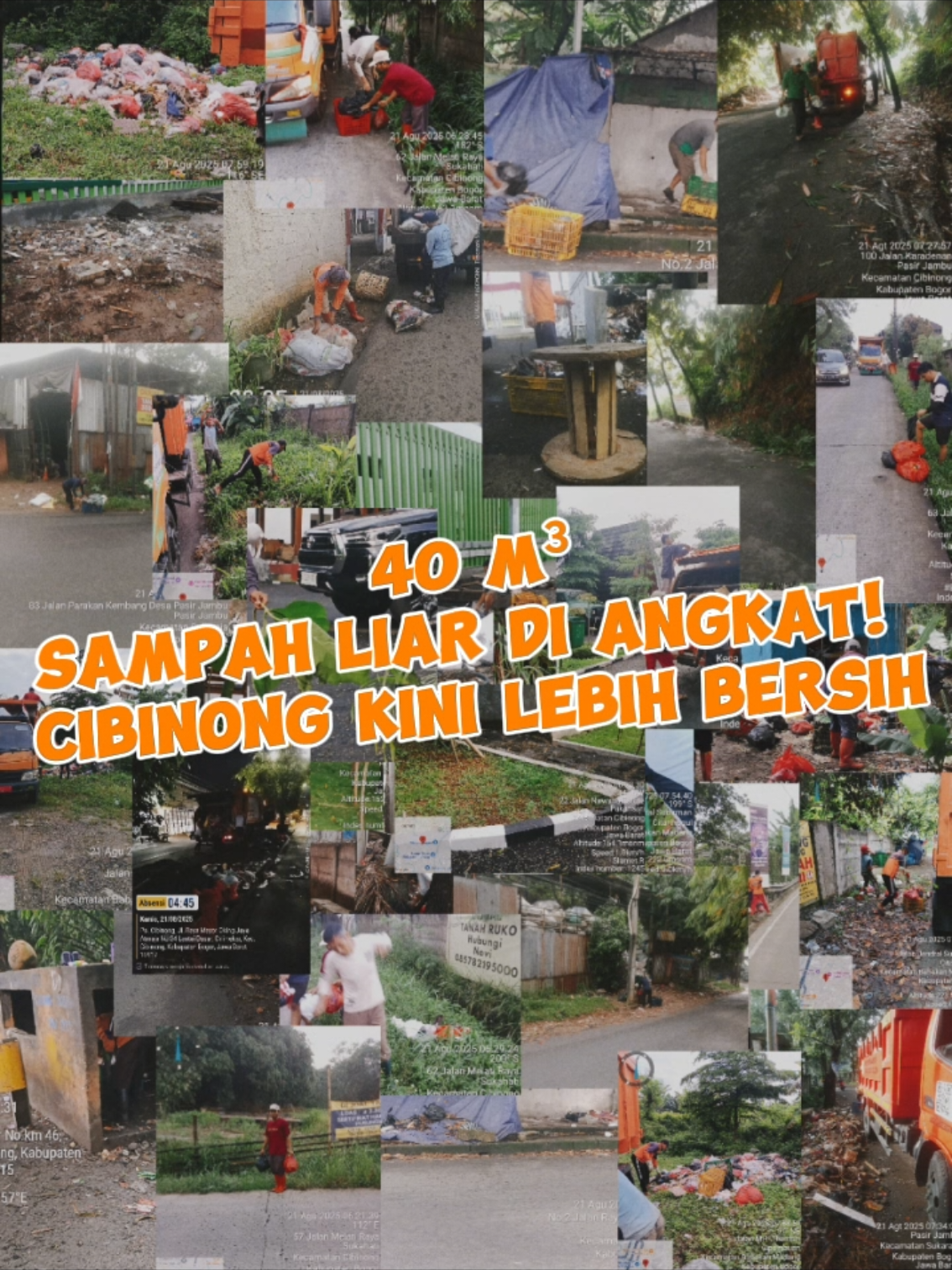 Tim Dinas Lingkungan Hidup (DLH) Kabupaten Bogor terus melakukan oprasi bersih sampah liar di beberapa titik rawan sampah liar Instruksi Bupati Bogor Rudy Susmanto jelas agar wilayah Kabupaten Bogor diupayakan bersih dan bebas dari sampah liar Kami juga menghimbau agar warga tidak membuang sampah sembarangan dan jika mendapat kesulitan untuk pengelolaan sampah, bisa menghubungi RT/RW agar sampahnya bisa diangkut oleh tim DLH Kab Bogor #sampah #liar #warga #jalan #rudysusmanto 