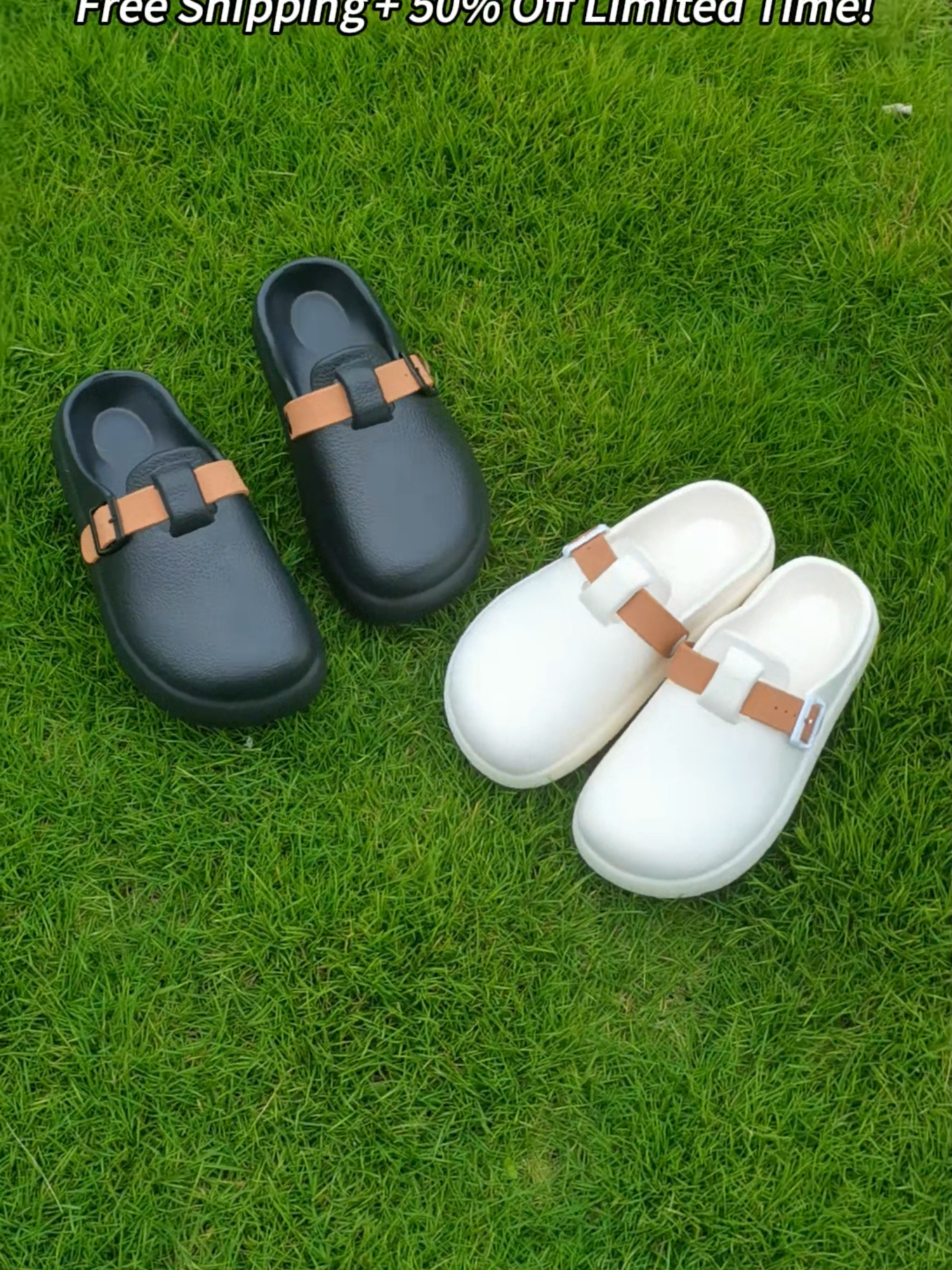 Elevate Your Style with Tawii! 🌟 Platform Mules - Non-Slip, 2 Colors & Cloud-Like EVA! 🚀 50% OFF + FREE Shipping!#slippers#clogs #sandals #fyp