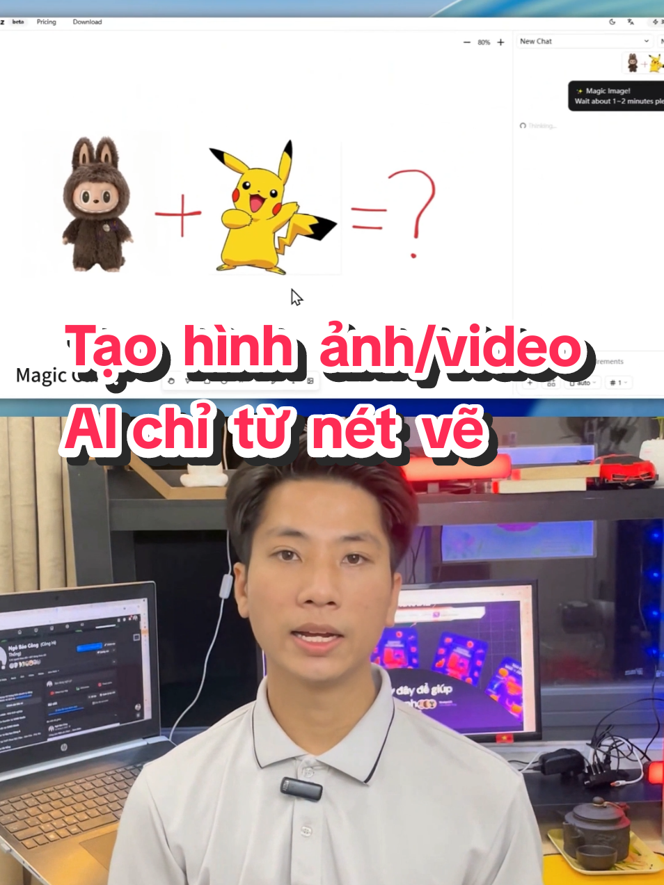 Phá đảo thế giới ảo 2026 với con AI này, Tạo hình ảnh/video AI chỉ từ những nét vẽ #conghethong #aiautomation #AI #COWIautobiz #xuhuong 