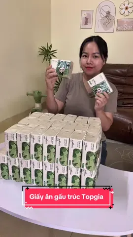 Thùng 46 gói giấy ăn gấu trúc Topgia mấy bà dùng thử chưa #topgia #giayantopgia #giayangautruc #mebapreview9 