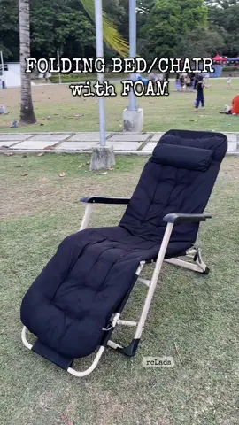 Must have itong foldable reclining chair with foam 😍❤️ #foldingbed #bed #foldablebed #recliningchair #fyp 
