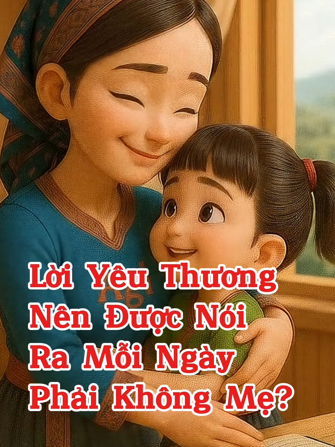 Con Ngại Nói Yêu Mẹ – Dạy Con Biết Nói Lời Yêu Thương Mỗi Ngày Khi con ngại nói “Con yêu mẹ”, mẹ dạy con đúng cách rằng: Lời yêu thương nên được nói ra khi còn có thể. Một câu nói, một cái ôm hay một cái nắm tay đều có thể sưởi ấm trái tim người nhận. Yêu thương không cần lớn lao, chỉ cần chân thành. #daycondungcach #nuoicondungcach #nuoiconthongminh #videovairal #agihocnhanh