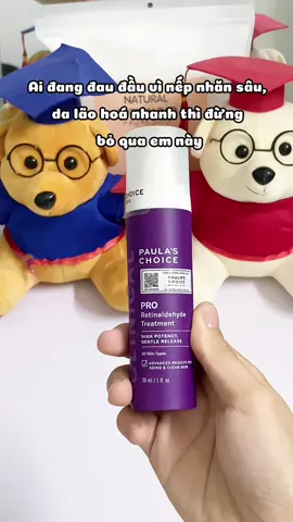 Tinh chất Retinaldehyde Paula’s Choice hỗ trợ chống lão hoá mờ thâm nám #retinaldehyde #paulaschoice #mothamnam #laohoa #viral 
