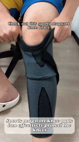 The knees are easily injured. Come and try this mugwort knee pad. #tiktokshopcrossborder_seasales #tiktokshopsgsale #fys #goodthing #goodthingshare #fyp #dealsforyoudays #sport #Kneepads 