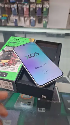 Infinix Hot 60 pro Titanium Silver Mewah dan tipis Cek keranjang kuning sekarang juga! #infinix #fyp #viral 